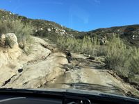 Die Strasse nach Ranchero Agua Caliente