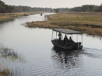 Das Camp liegt am Rande des Okavango-Deltas