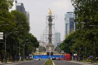 Auf der Av. Paseo de la Reforma: El &Aacute;ngel de la Independencia