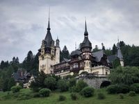 Am Morgen fr&uuml;h gehen wir zum Schloss Peleș
