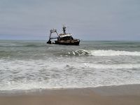 Angolanisches Schiff 2008 gestrandet